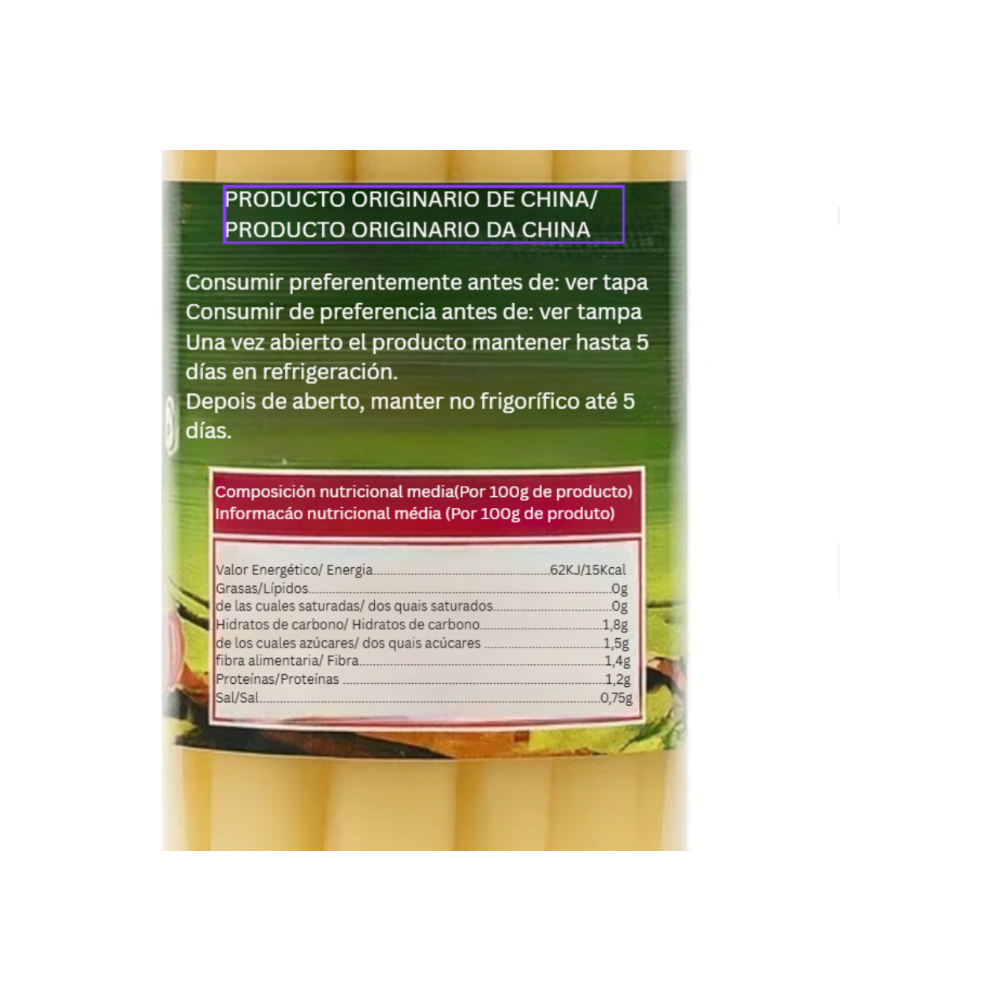 Espárragos blancos gruesos Vivó (345 g / 12.16 oz) - Miniatura 3