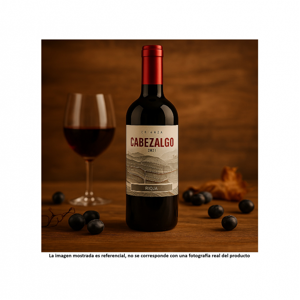Vino tinto rioja crianza Cabezalgo (750 ml) - Miniatura 2