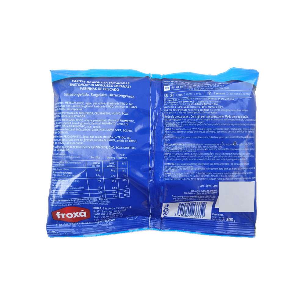 Varitas de merluza Froxá (300 g / 10.58 oz) - Miniatura 2