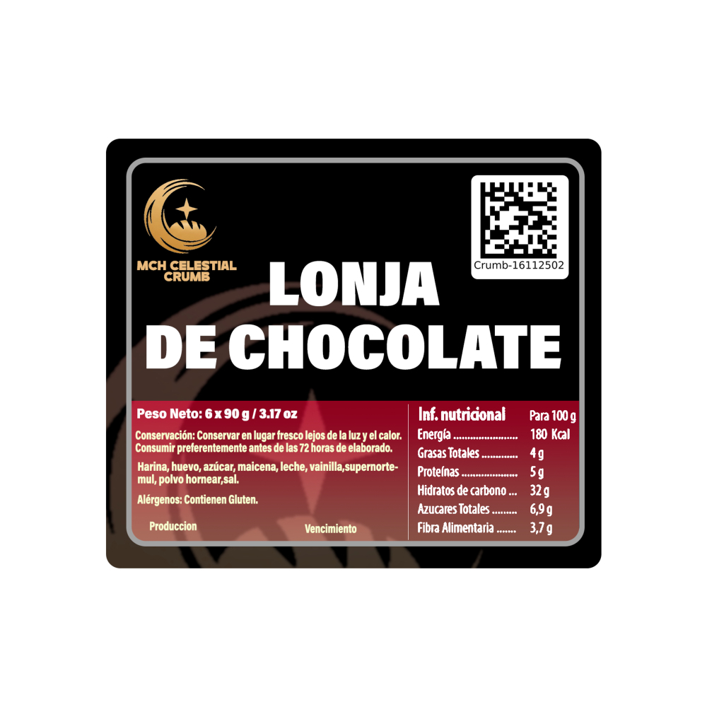 Lonja de Chocolate MCH-Celestial Crumb (6 x 90 g / 3.17 oz) - Miniatura 3