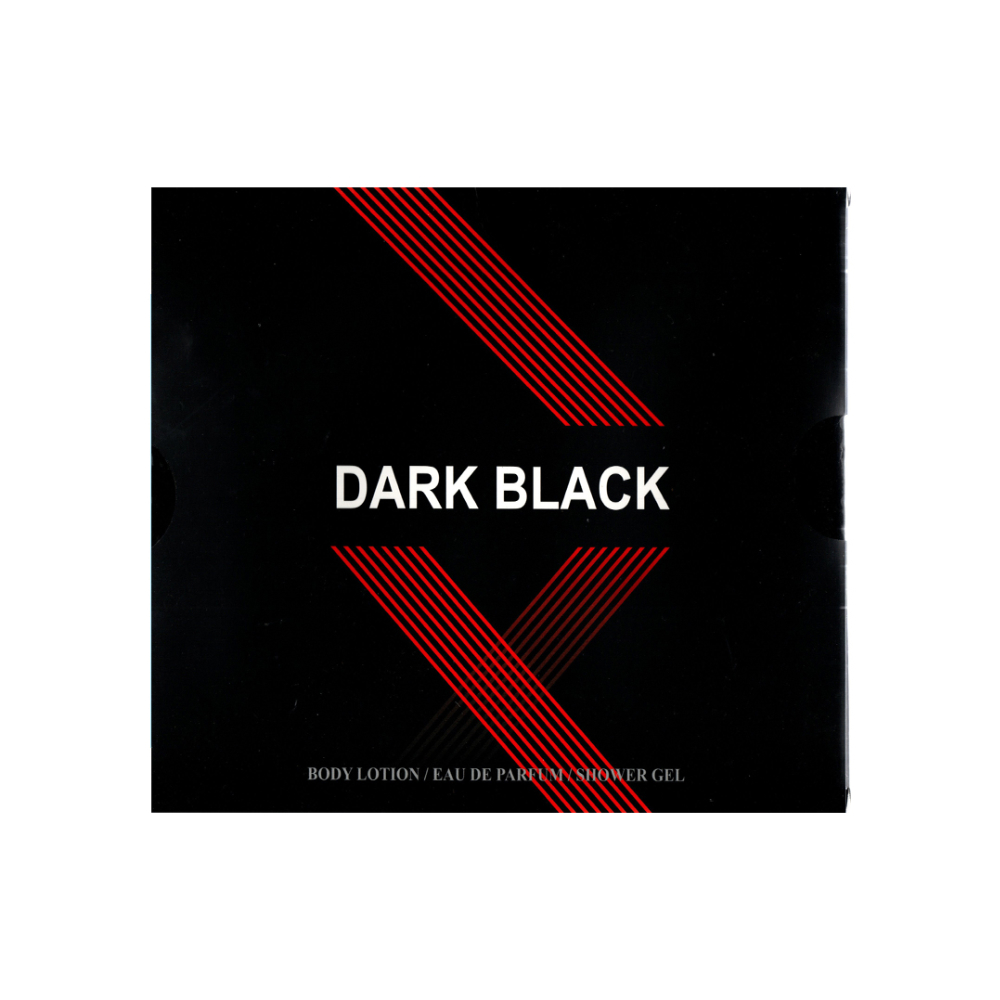 Estuche de regalo para hombre con perfume, loción corporal y gel de ducha Dark Black EBC - Miniatura 3