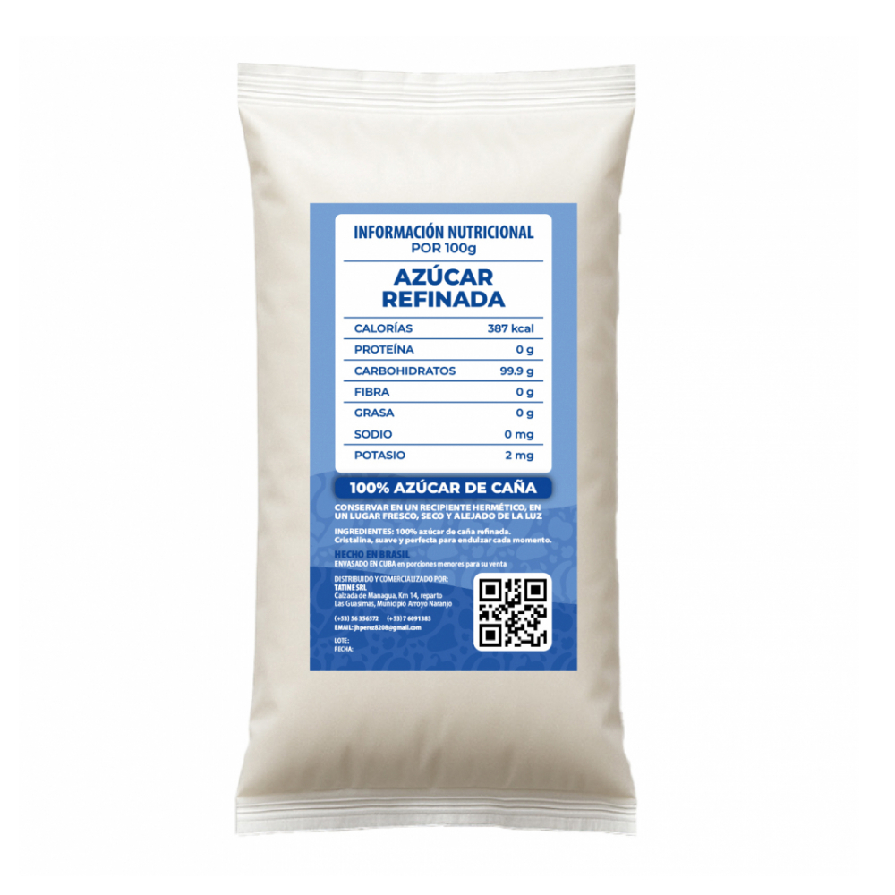 Azúcar blanca refinada Campo Vivo (10 x 500 g / 1.1 lb) - Miniatura 3