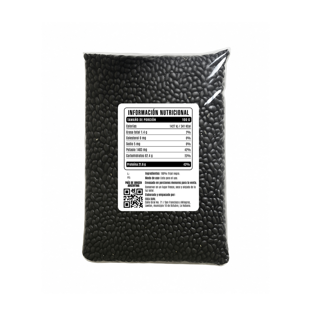 Frijoles negros Cosecha Real (2 x 454 g / 1 lb) - Miniatura 3