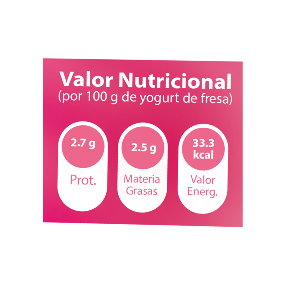 Yogurt de fresa con probióticos YEYA (4 L) - Miniatura 3
