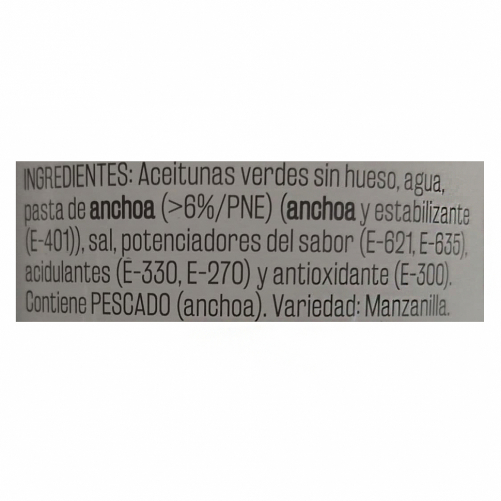 Aceitunas verdes rellenas de anchoa Vima Foods (295 g / 10.40 oz) - Miniatura 3