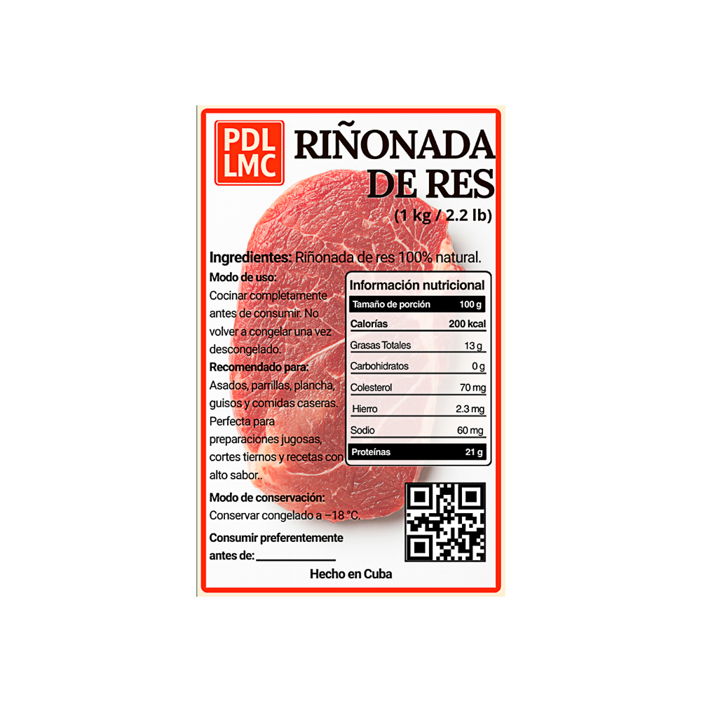 Riñonada de res PDL LMC (1 kg / 2.2 lb) - Miniatura 3