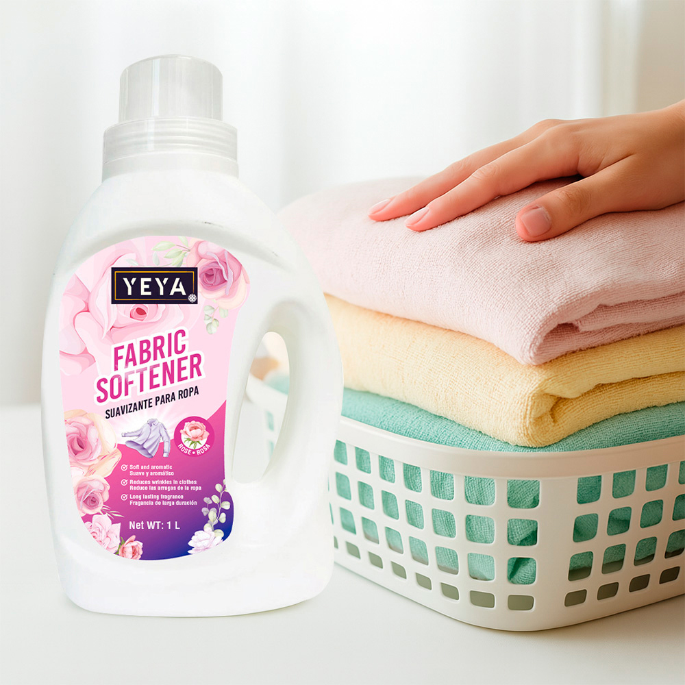 Suavizante para ropa con aroma de rosa YEYA (1 L) - Miniatura 4