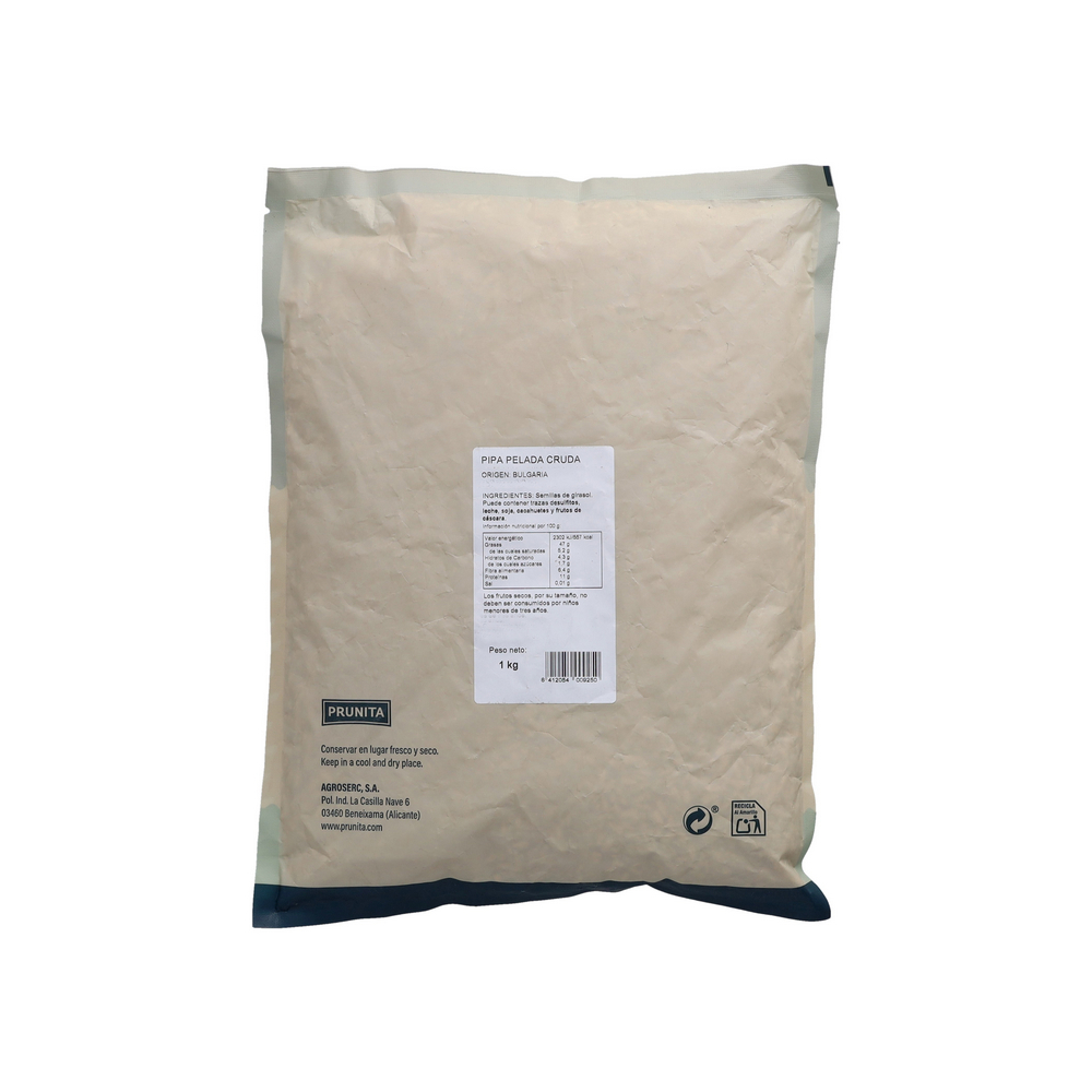 Semillas de girasol peladas crudas Prunita (1 kg / 2.20 lb) - Miniatura 2