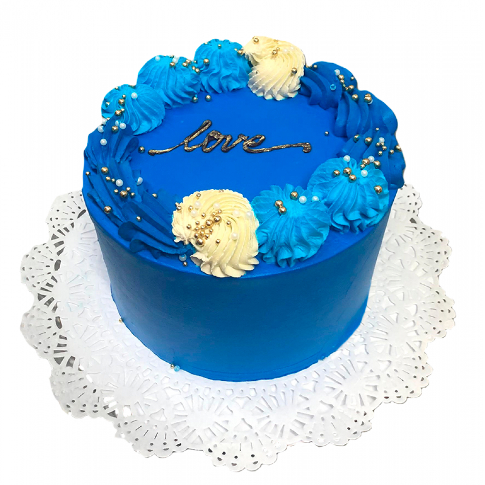 Cake de chocolate plus con nata azul + Cerveza Unlaguer - Miniatura 4