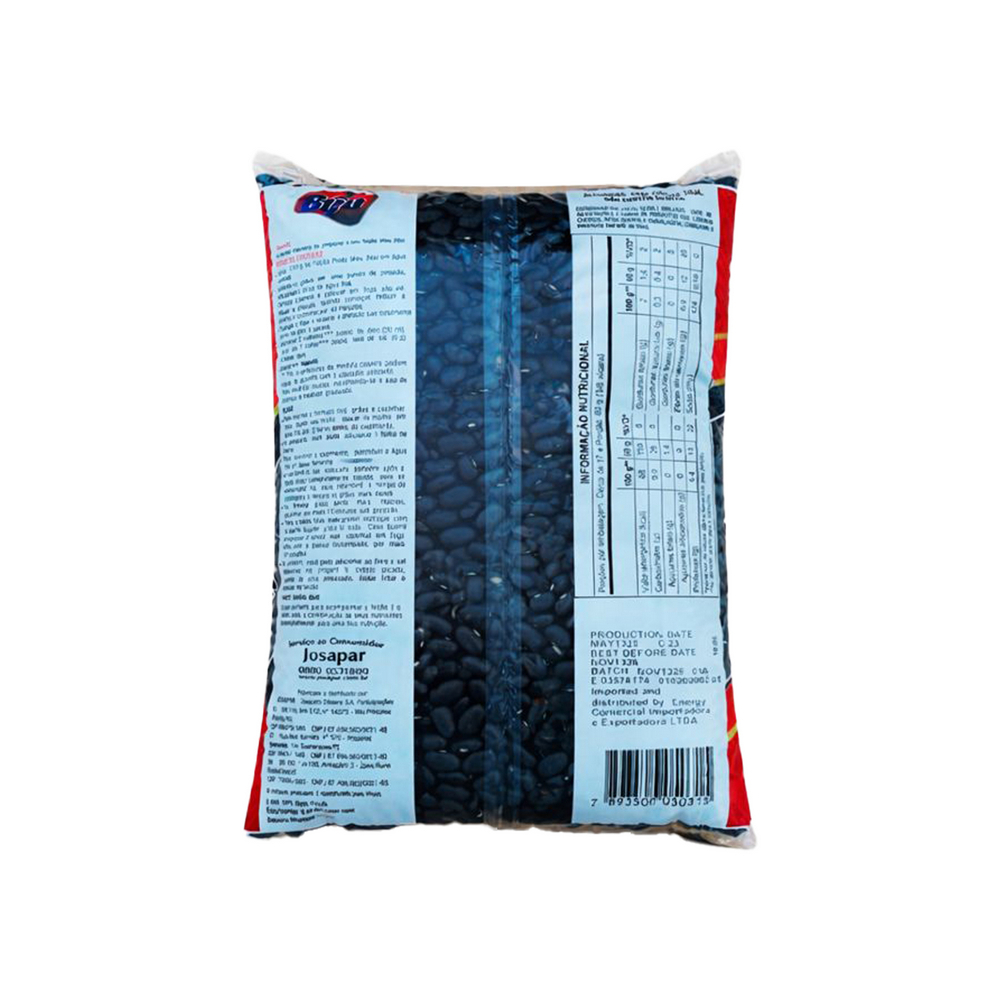 Frijoles negros MEU BIJU (1 kg / 2.2 lb) - Miniatura 2