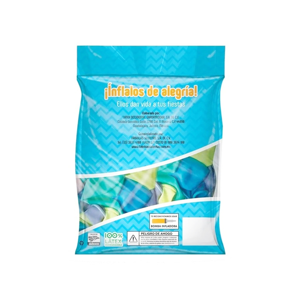 Paquete de globos macarrón Blogos Surtidos (20 U) - Miniatura 2