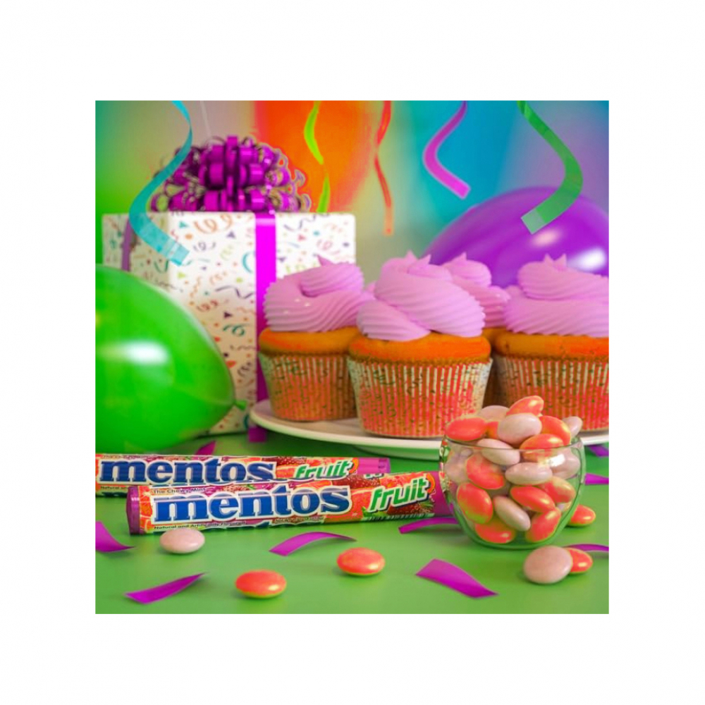 Caramelo masticable sabor fresa Mentos (406.56 g / 14.34 oz) - Miniatura 3