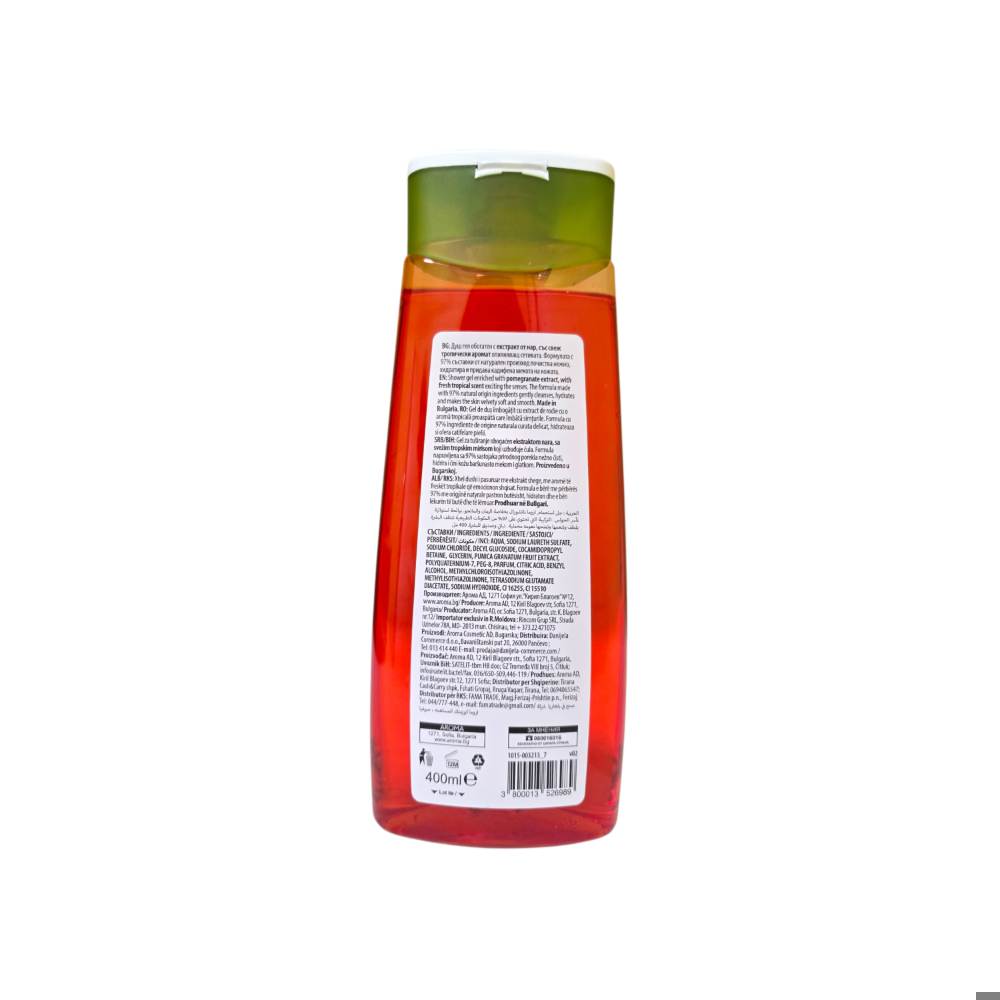 Gel de baño de granada y mango Aroma Natural (400 ml) - Miniatura 2