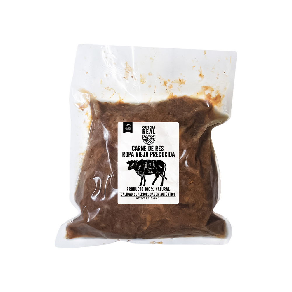 Carne de res -ropa vieja- precocida Cosecha Real (1 kg / 2.2 lb) - Miniatura 2