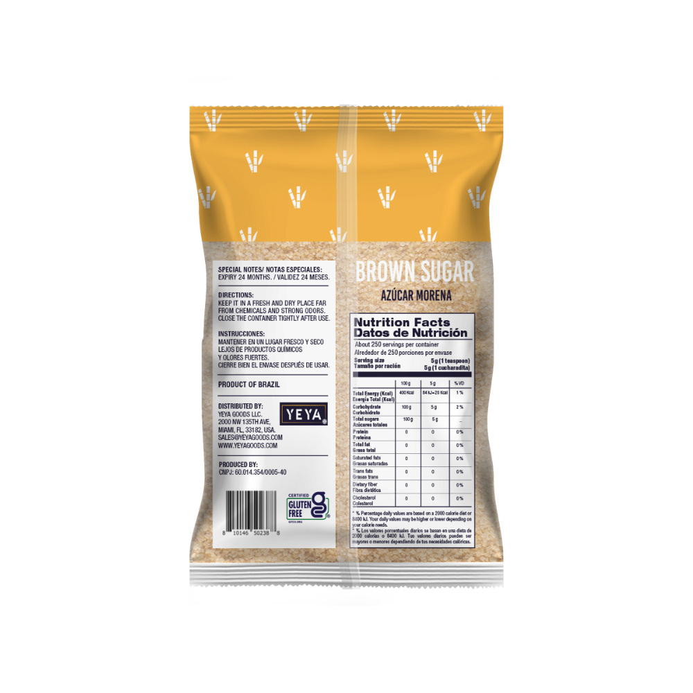 Azúcar morena YEYA (6 x 1 kg / 2.2 lb) - Miniatura 2