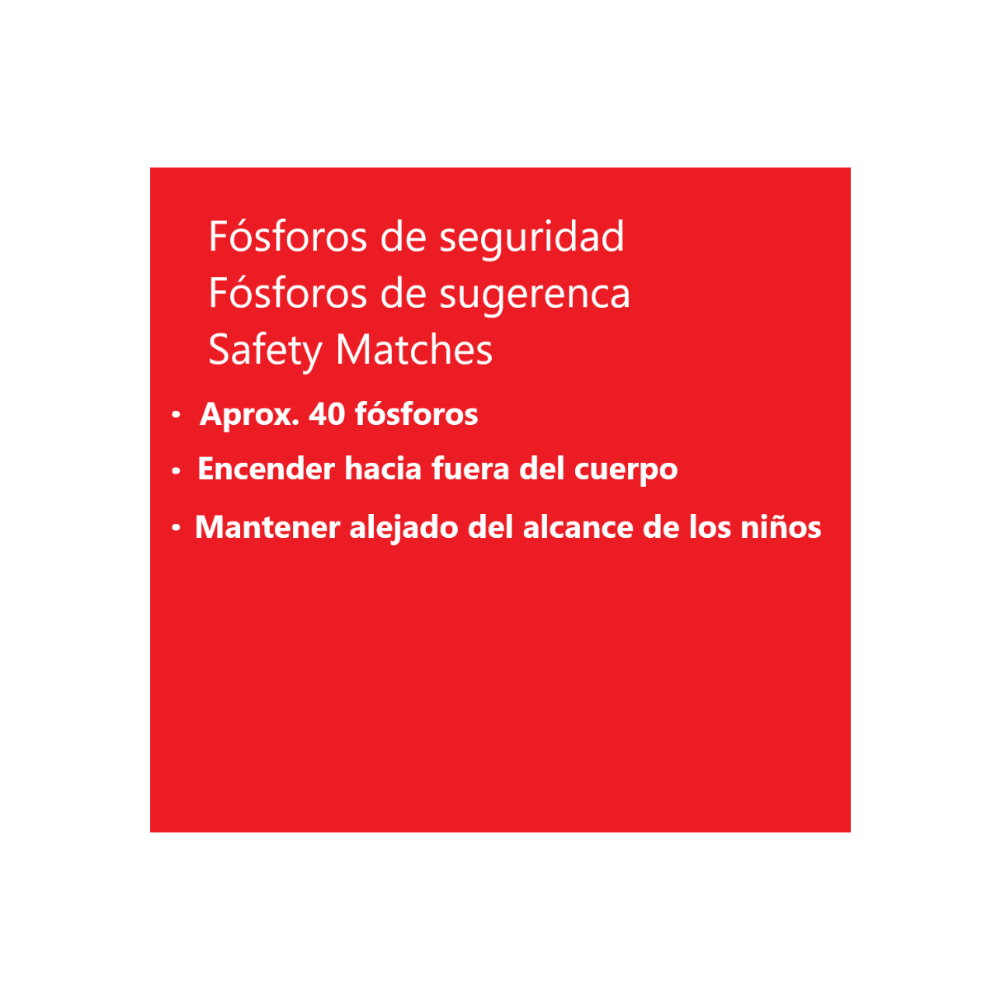 Paquete de caja de fósforos de seguridad Energy (10 x 40 u) - Miniatura 4