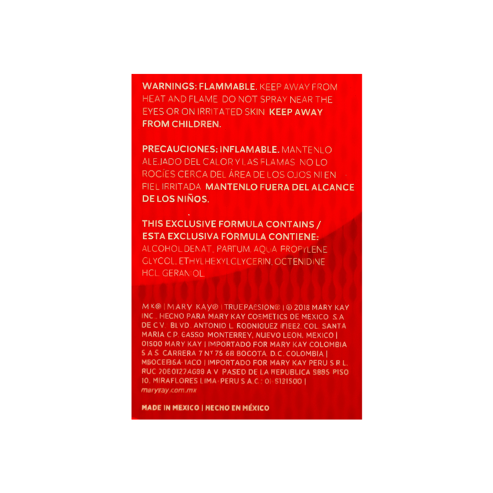 Agua de perfume para mujer True Passion Mary Kay (60 ml) - Miniatura 3