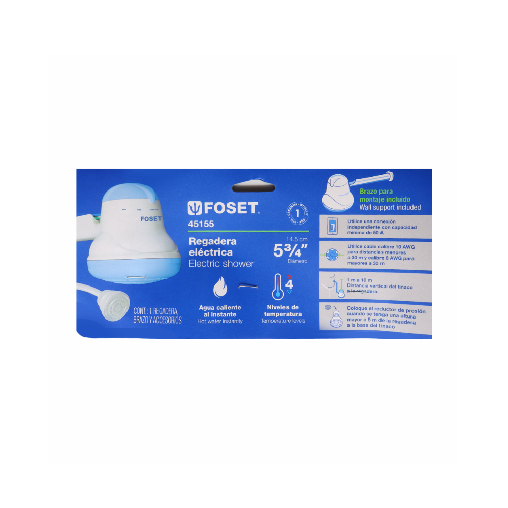 foset duchas calentadores de agua