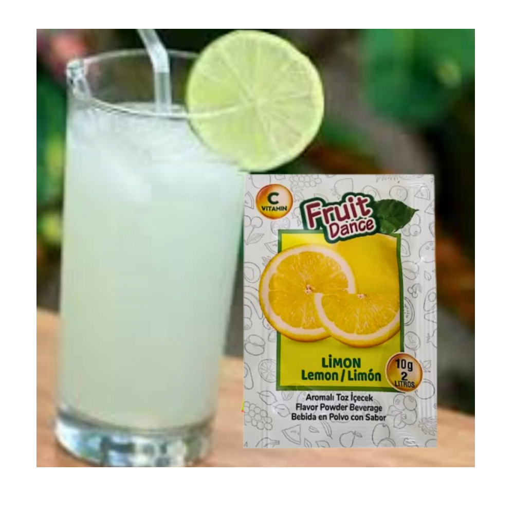 Refresco instantáneo sabor limón Fruit Dance (10 g) - Miniatura 4