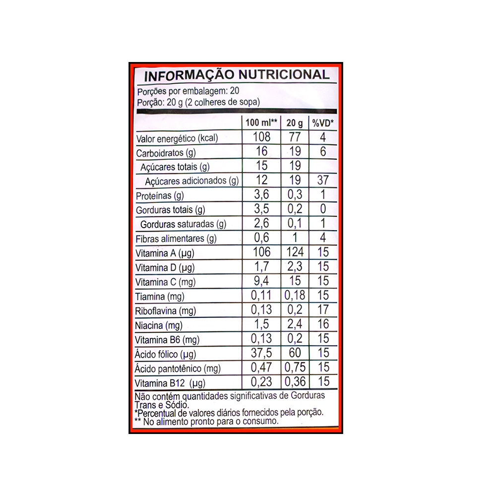 Chocolate en polvo instantáneo con vitaminas Apti (400 g / 14.1 oz) - Miniatura 4