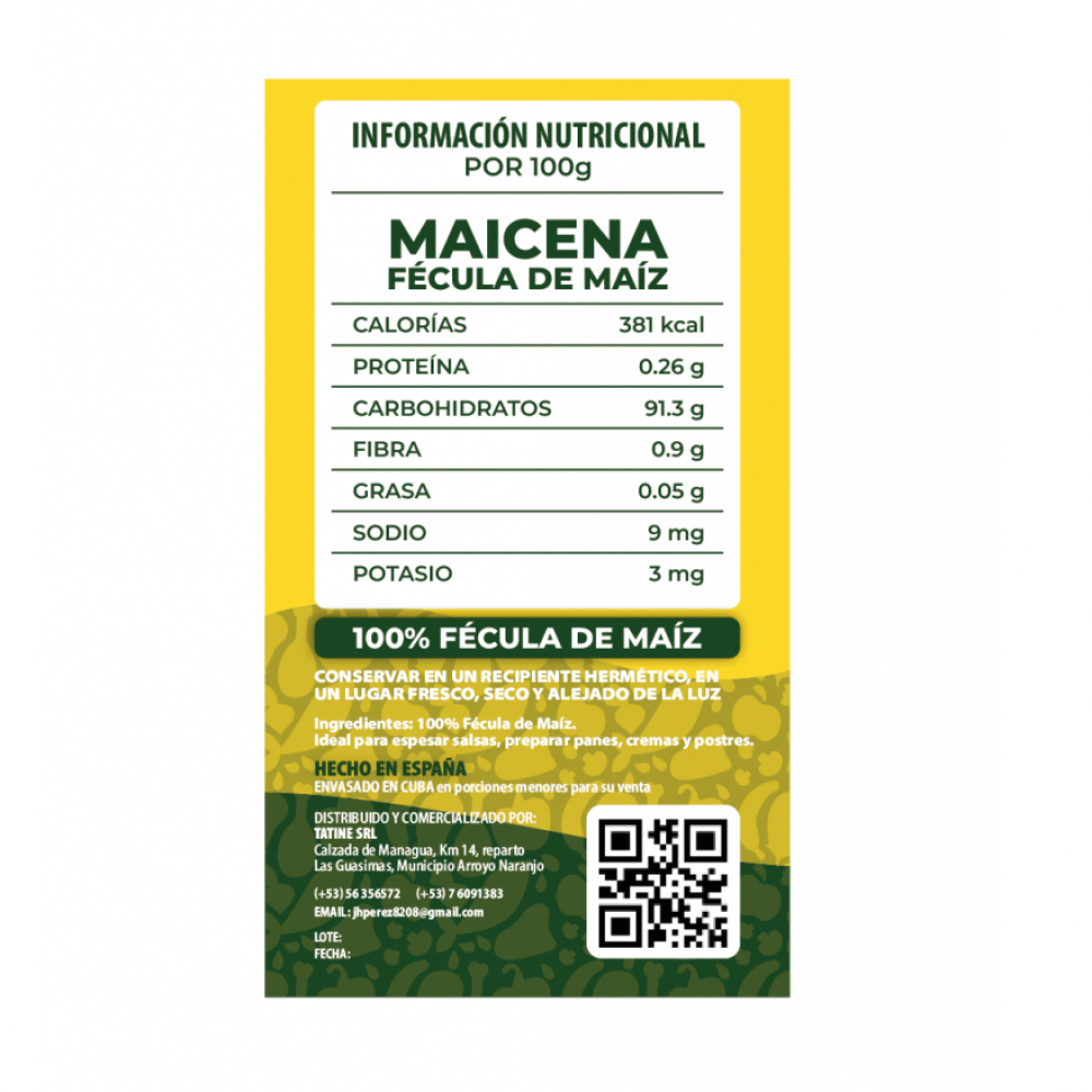 Maicena Campo Vivo (2 x 1 kg / 2.2 lb) - Miniatura 2