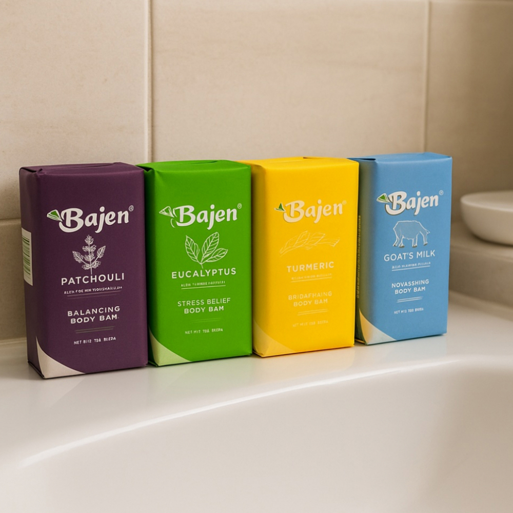 Jabón de tocador especial cúrcuma Bajen (12 x 200 g / 7.05 oz) - Miniatura 4