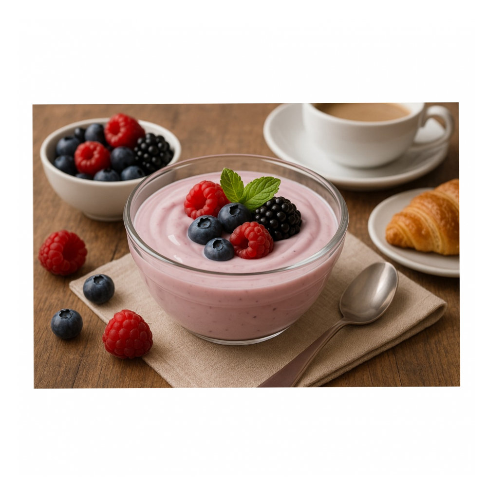 Yogurt probiótico de coágulo sabor frutos del bosque Alask (1 L) - Miniatura 3