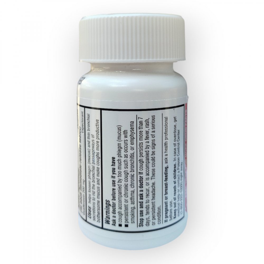 Guaifenesina 200 mg Major (100 tabletas) - Miniatura 3