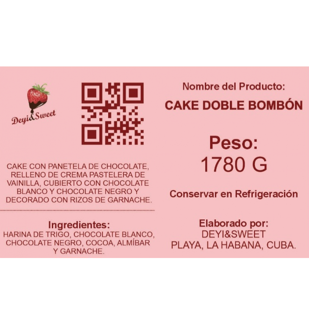 Cake Doble Bombón Deyi&Sweet (12 personas) - Miniatura 4