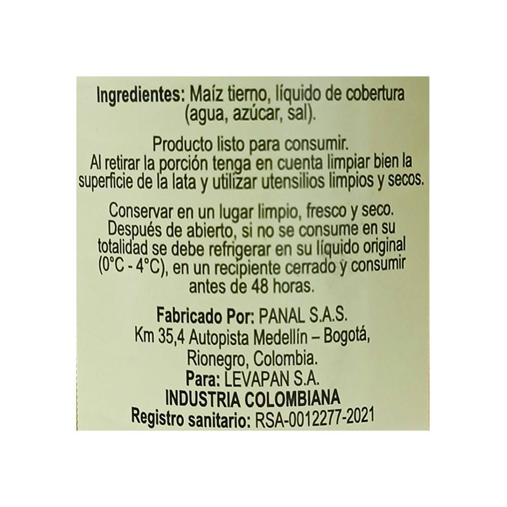 Maíz tierno San Jorge (190 g / 6.7 oz) - Miniatura 3