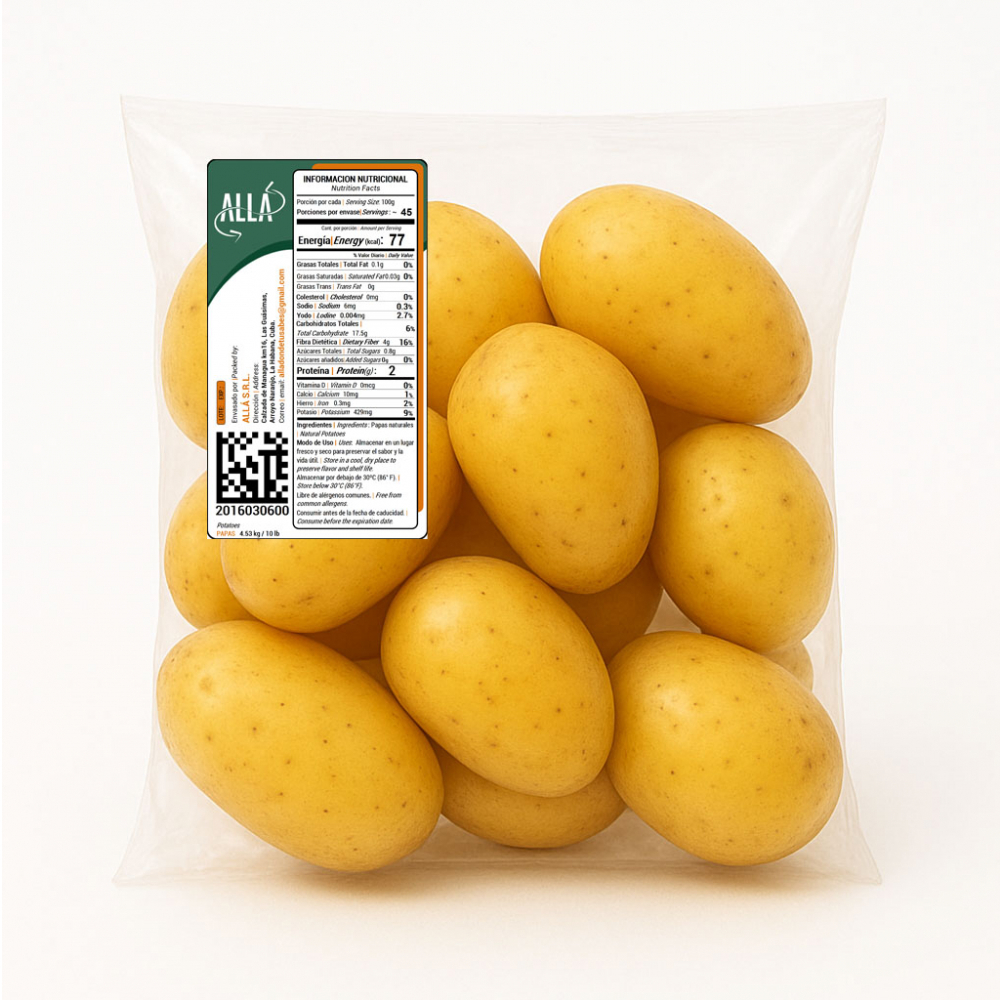 Papas ALLÁ (4.53 kg / 10 lb) - Miniatura 4
