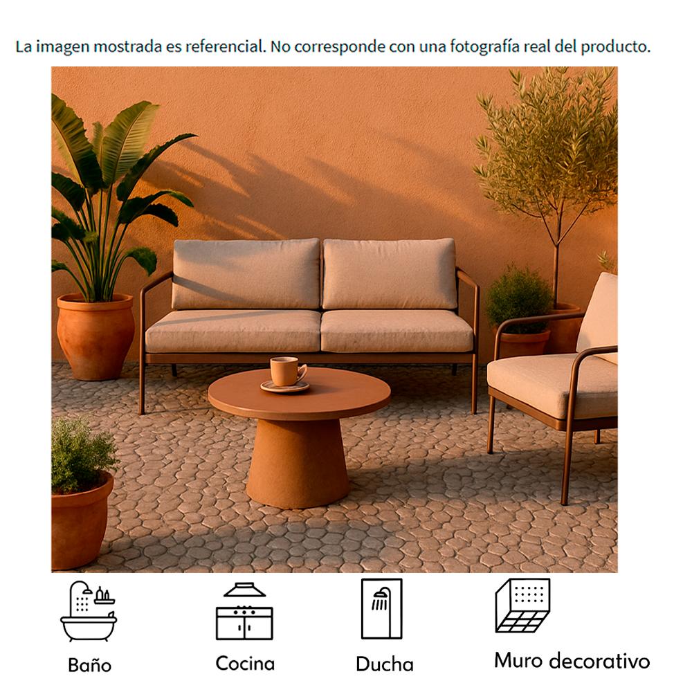 Caja de losas - Mosaico Fantasy Brown 27 x 27 cm – piedra natural Zeric (10 U) - Miniatura 2