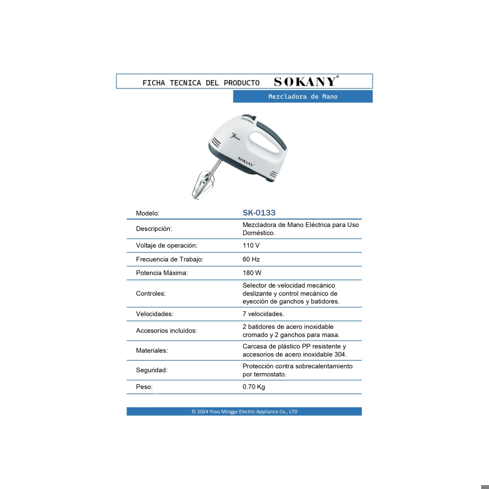 Sartén + Batidora mezcladora - Miniatura 3