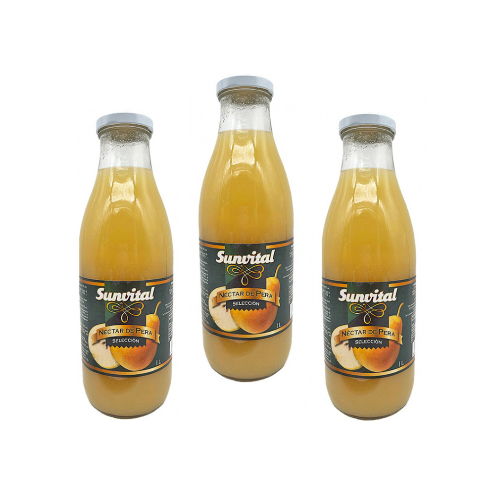Néctar de pera Sunvital (3 x 1 L) - Imagen 1