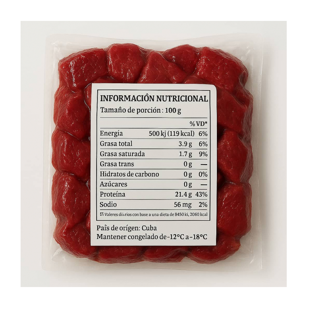 Carne de res troceada Ralpaquet (2 kg / 4.4 lb) - Miniatura 4