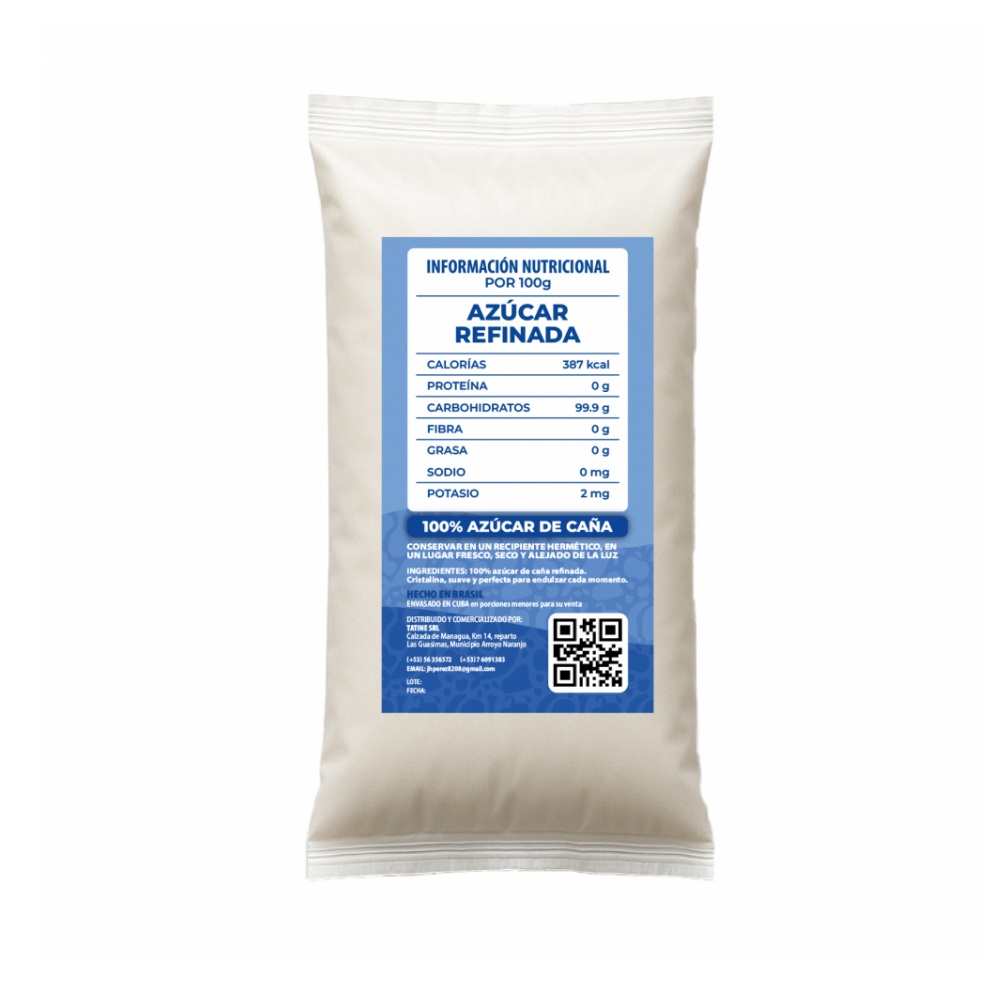 Azúcar blanca refinada Campo Vivo (10 x 1 kg / 2.2 lb) - Miniatura 3
