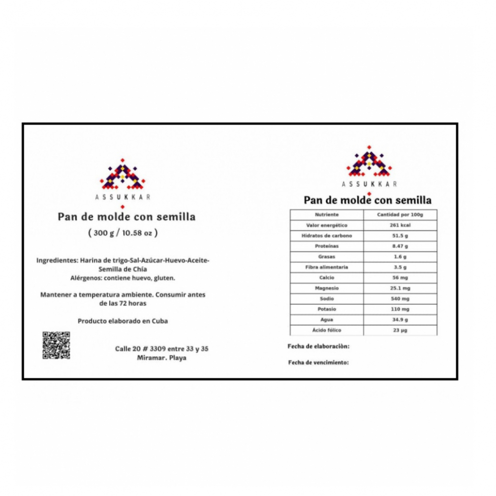 Pan de molde con semilla (300 g / 10.58 oz) - Miniatura 3