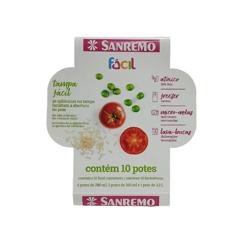 Pozuelos de plástico Sanremo (10 U) - Miniatura 4