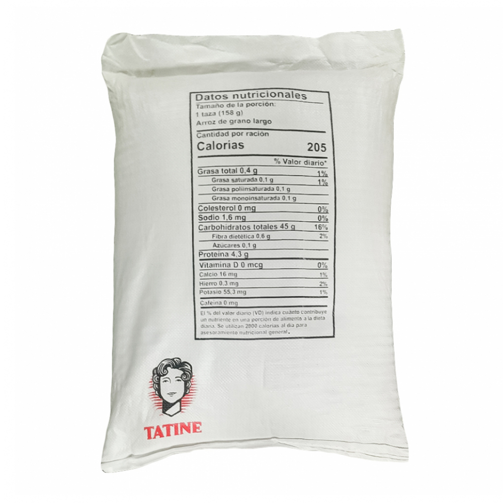 Arroz de grano largo 5% de grano partido Tatine (2 x 25 kg / 55.1 lb) - Miniatura 3