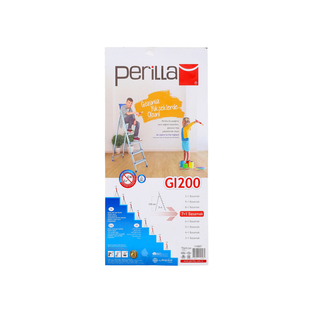 Escalera 7 + 1 pasos GI200 Perilla - Miniatura 2