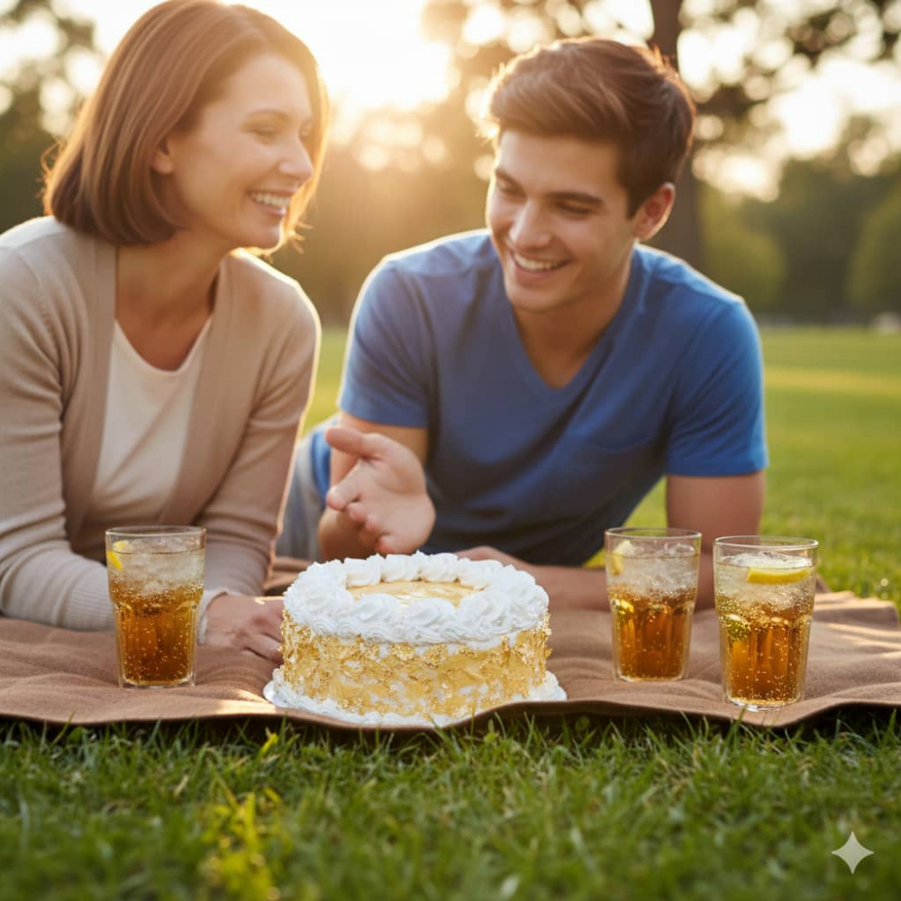 Cake dorado 3 leches para mamá Sweet Love MCH Panadería (12 comensales) - Miniatura 4