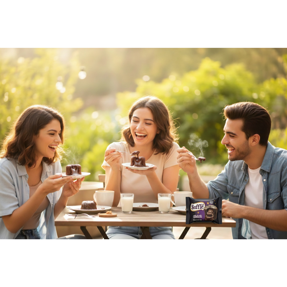 Pastel Souffle relleno de chocolate Çikolatal1 (50 g / 1.76 oz) - Miniatura 4