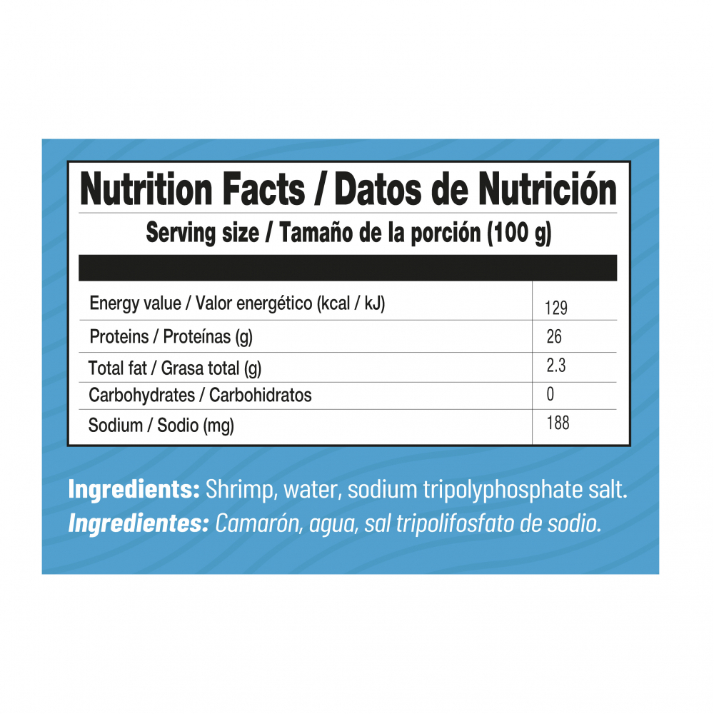 Camarones congelados YEYA (907 g / 2 lb) - Miniatura 3