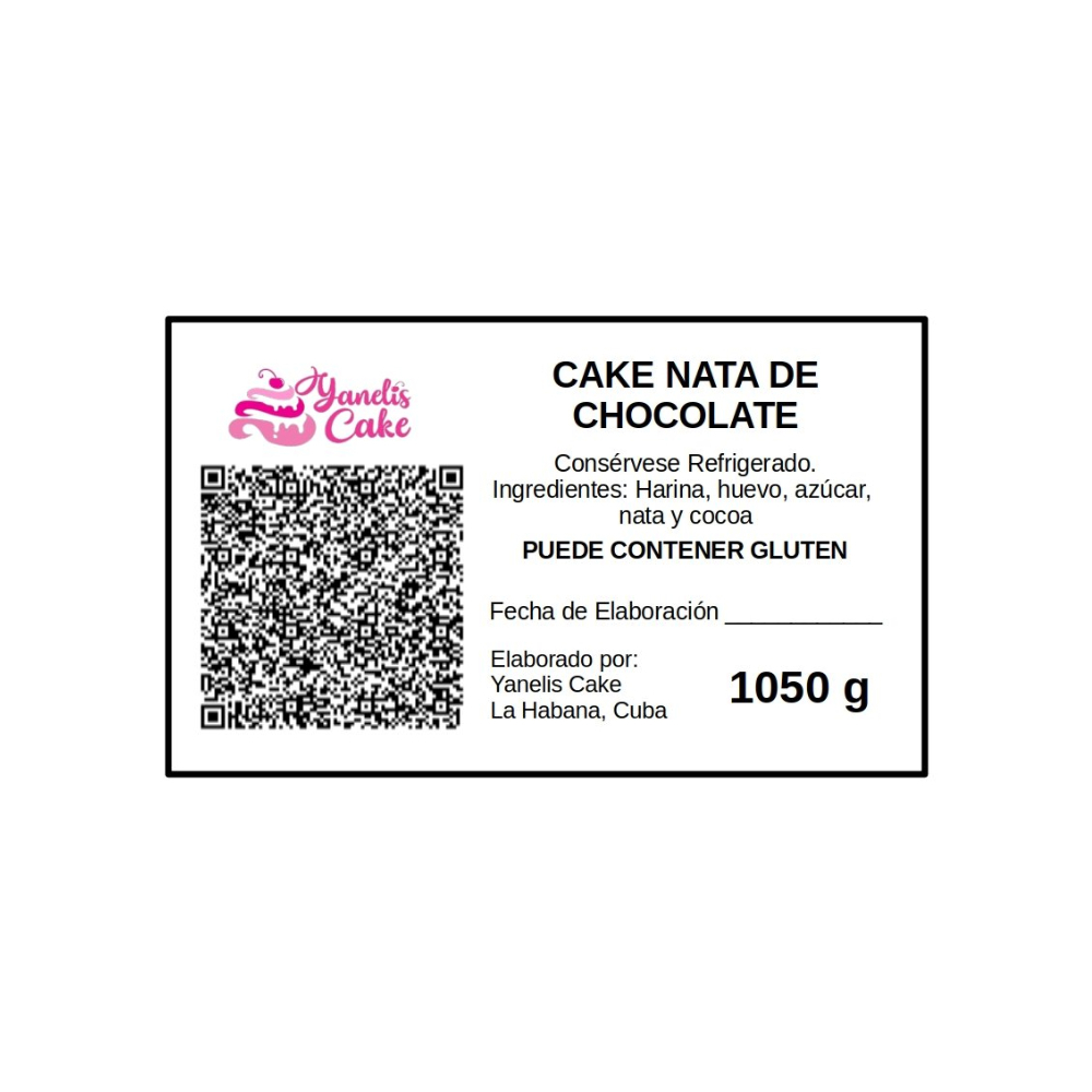 Cake de nata de chocolate Yanelis Cake (6 comensales) - Miniatura 4