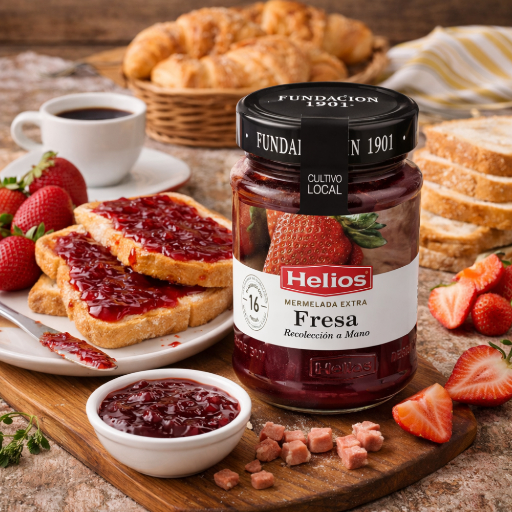 Mermelada extra de fresa Helios (340 g / 11.99 oz) - Miniatura 4