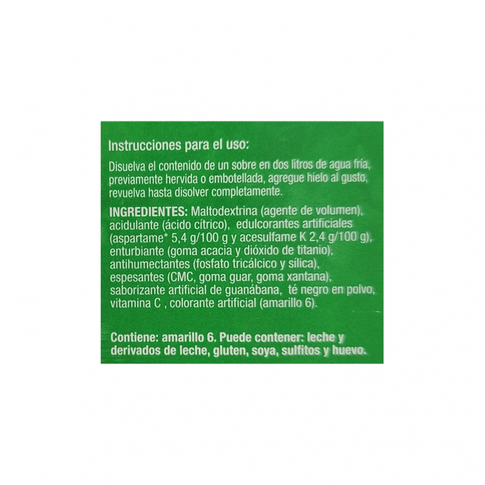 Refresco instantáneo sabor a guanábana Zuko (104 g / 3.67 oz) - Miniatura 2