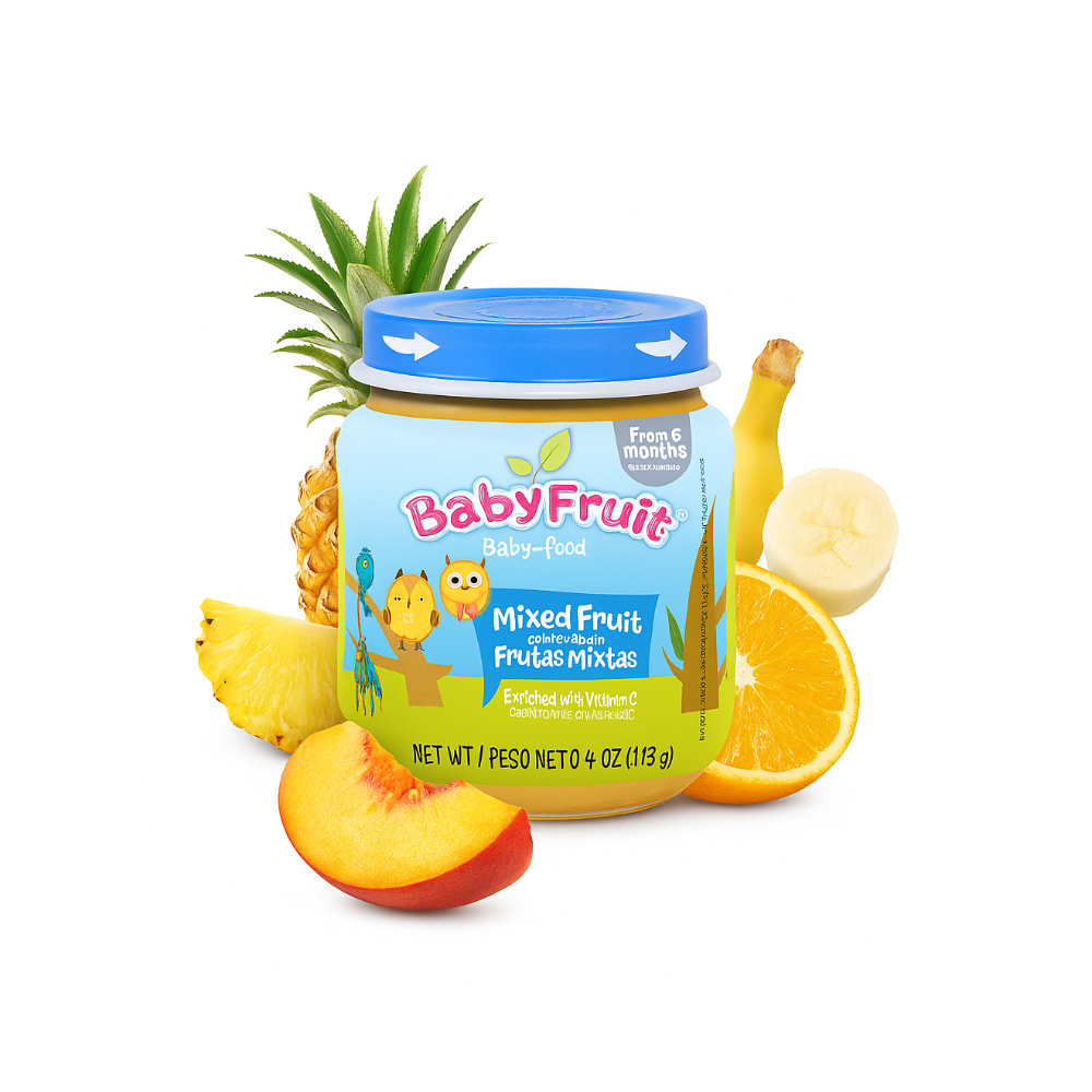 Compota de frutas mixtos Baby Fruit (24 x 113 g / 4 oz) - Miniatura 4