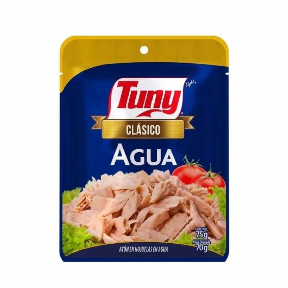 Atún en hojuelas en agua clásico Tuny (75 g / 2.64) - Miniatura 2