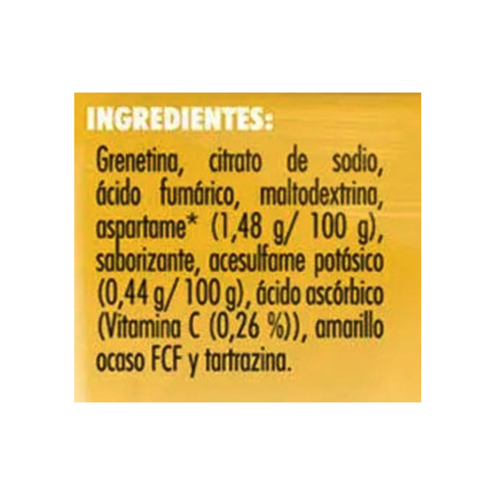 Polvo para preparar gelatina sin azúcar fortificada con Vit C sabor a mango Jell-O (25 g) - Miniatura 4