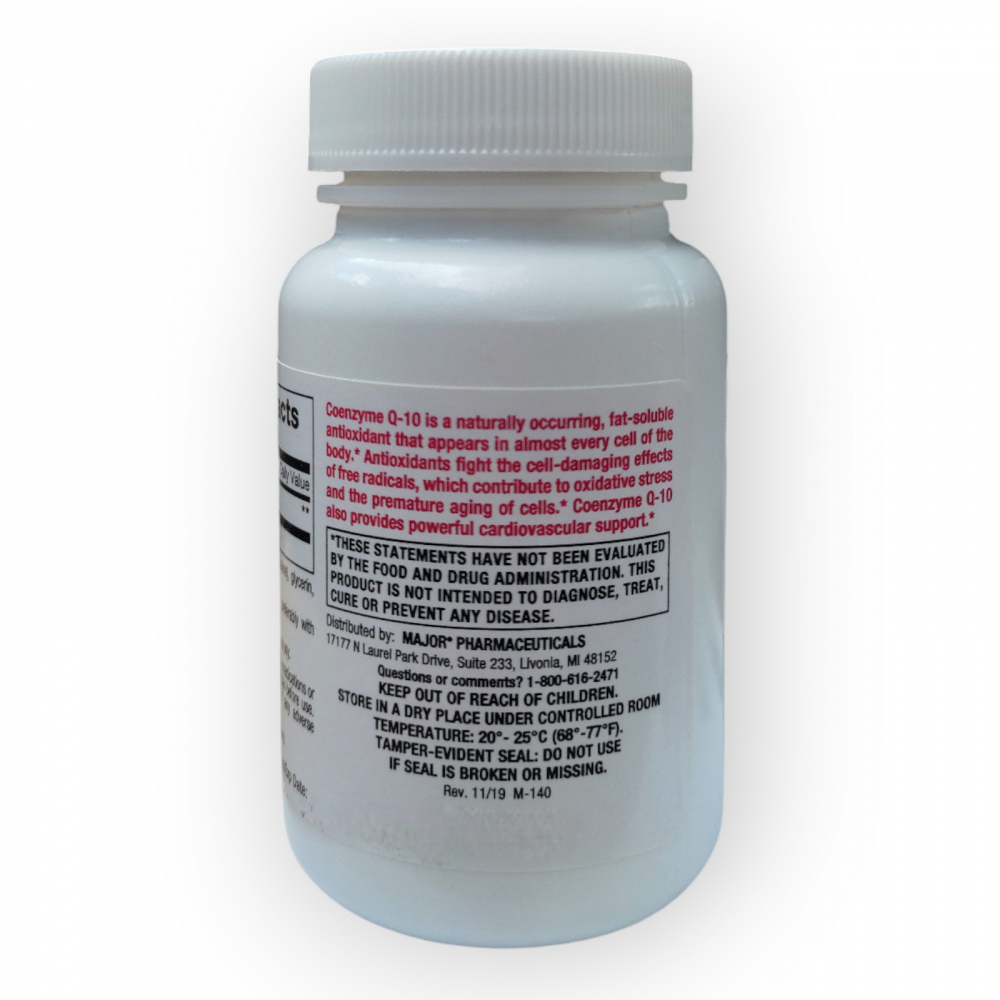 Co Q-10 50 mg Major (30 cápsulas blandas) - Miniatura 3